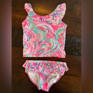 Girls Lilly Pulitzer swimsuit size 4